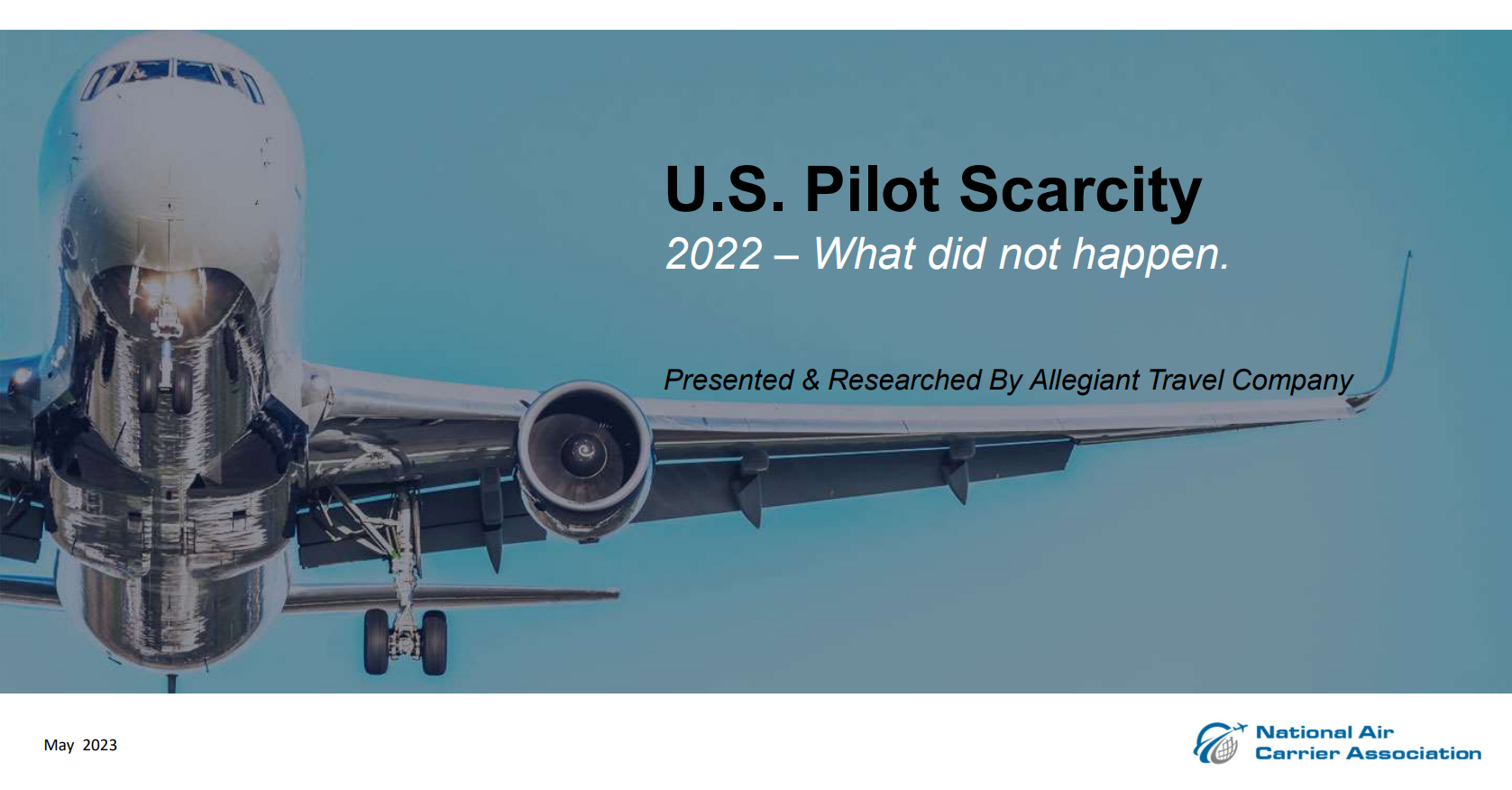 May 2023 Pilot Scarcity Update